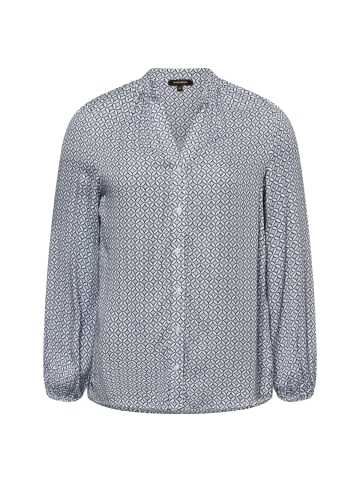 More & More Bluse in hellblau weiß