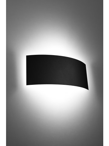 Nice Lamps Wandleuchte SCANDAL Stahl in Schwarz Minimalistisch rechteckig G9 LED NICE LAMPS