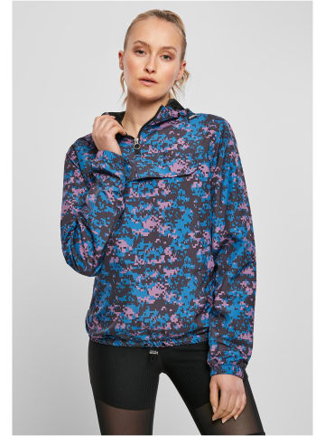 Urban Classics Windbreaker in digital duskviolet camo