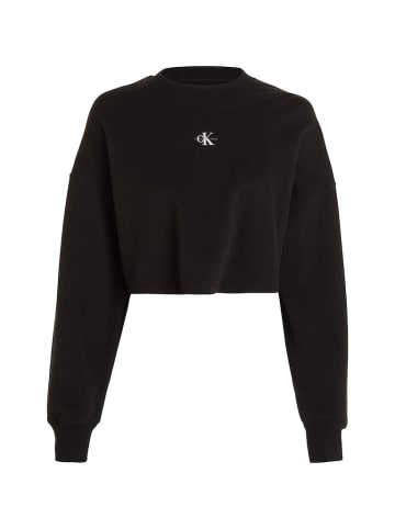CALVIN KLEIN JEANS Sweatshirt in ck black
