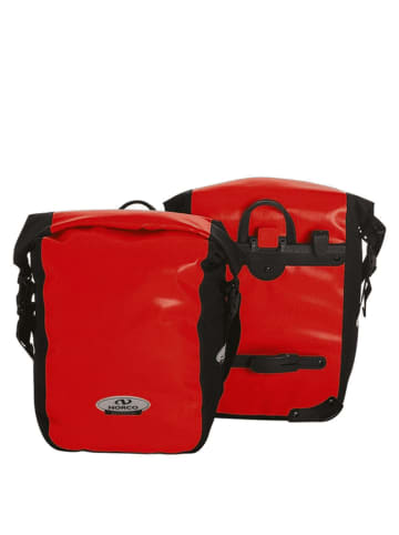 Norco Columbia 30 - Hinterradtasche (Universal) (2x15L) 34 cm in red/black