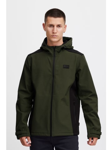BLEND Softshelljacke BHJacket 20716154  Coole Softshelljacke mit Logo-Patch in Grün