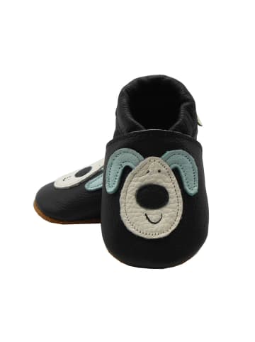 Sayoyo Baby Krabbelschuhe aus Leder, weiche Lauflernschuhe mit rutschfester Sohle 