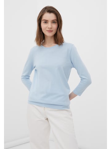 Finn Flare Langarmshirt Basic in light blue