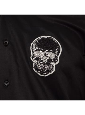 Roberto Geissini Skull Hemd Schwarz