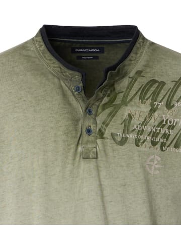 CASAMODA Knopfleisten T-Shirt für Herren in kombi
