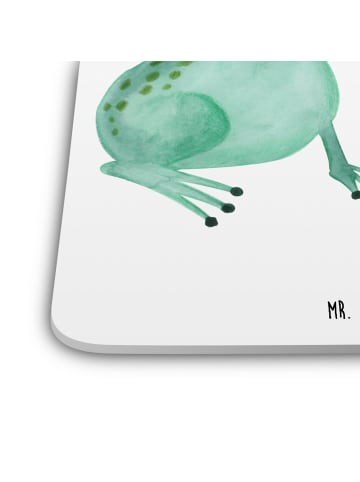 Mr. & Mrs. Panda Coaster Frosch Liebe ohne Spruch in Weiß