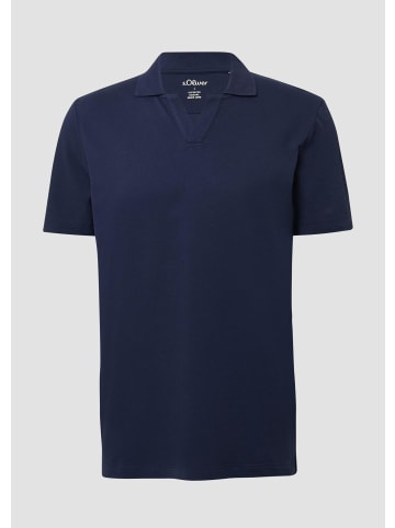 s.Oliver Polo-Shirt in 5852_tiefblau