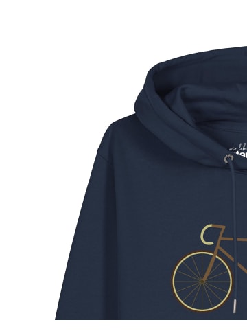 wat? Apparel Sweatshirt Fahrrad in Dunkelblau