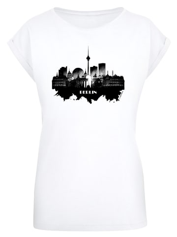 F4NT4STIC T-Shirt Cities Collection - Berlin skyline in weiß