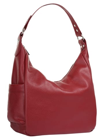Samantha Look Shopper echt Leder in rot