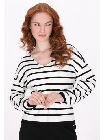 DreiMaster Klassik Women Pullover in black white stripe