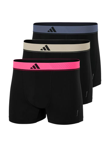 adidas 3er Pack Trunk Active Micro Flex Eco in Schwarz