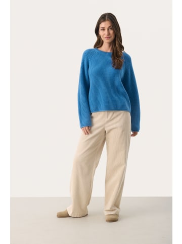 PART TWO Strickpullover LuahPW Gerade Passform in Parisian Blue