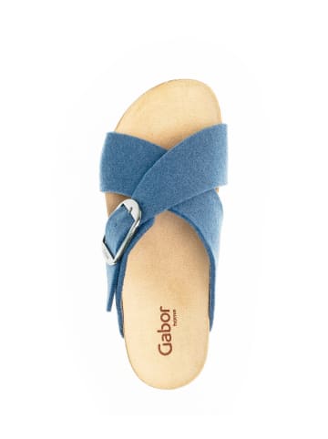 Gabor Fashion Pantolette in Blau