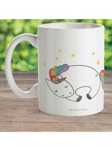 Mr. & Mrs. Panda Tasse Einhorn Nacht ohne Spruch in Weiß