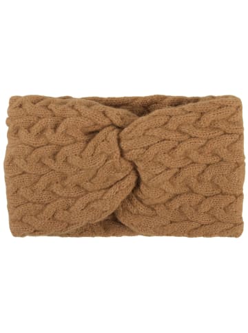 styleBREAKER Strick Stirnband in Hellbraun