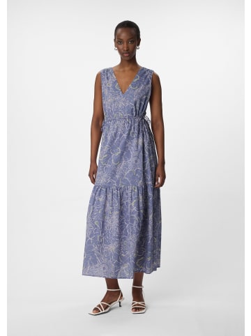comma CI Kleid lang in Blau-mehrfarbig
