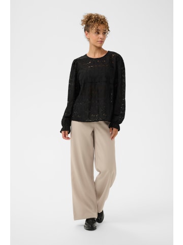 Cream Langarm-Bluse CRLibby Straight fit in Pitch Black