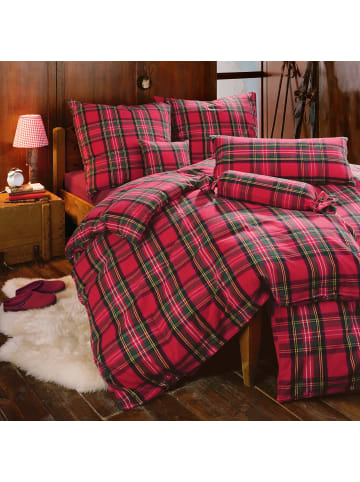 Erwin Müller buntgewebt Nackenrollenbezug in rot