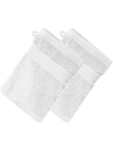 Erwin Müller Frottier Waschhandschuh 2er-Pack Friedrichshafen in weiß