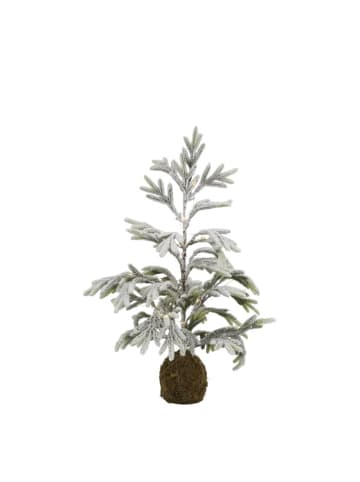 Chic Antique Künstllicher Tannenbaum mit Schnee & LED inkl. Timer in grün