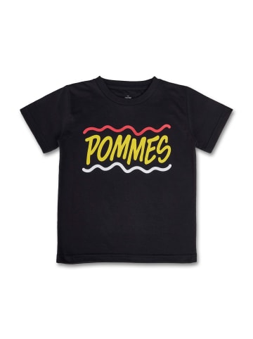 MANITOBER "Pommes" T-Shirt in Black