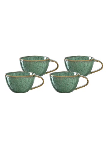 LEONARDO 4er Set Tassen Matera in 290 ml in grün