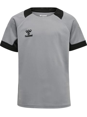 Hummel Hummel T-Shirt Hmllead Multisport Kinder Leichte Design Schnelltrocknend in GREY MELANGE