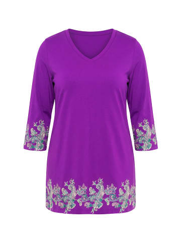Ulla Popken Longshirt in lila