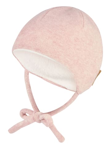 Sterntaler Beanie Melange in rosa mel.