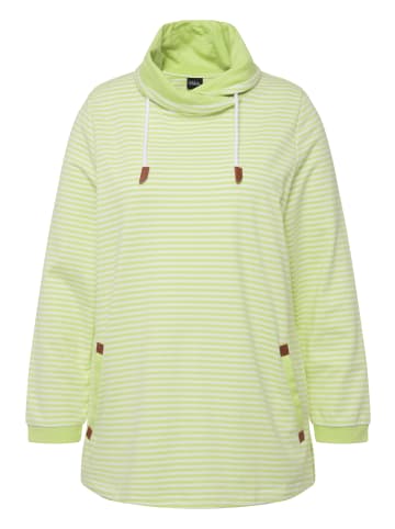 Ulla Popken Sweatshirt in limettengrün