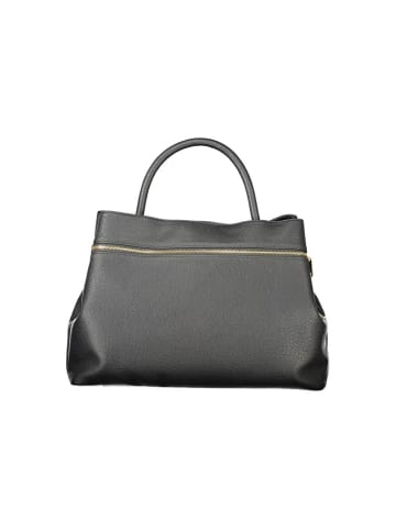 Twinset Schwarze Polyurethan-Tote-Bag