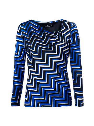 Mart Visser Caitlin Print Top Kobaltblau/Schwarz