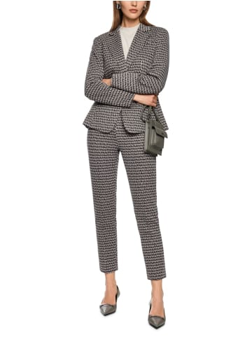 MARC CAIN Taillierter Blazer aus Scubajersey in Grau