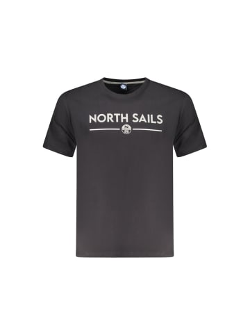 North Sails Schwarzes Baumwoll-T-Shirt