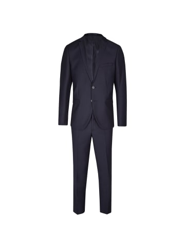 Steffen Klein Business-Anzug SLIM FIT in marine strukturiert