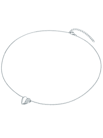 Rafaela Donata Halskette Herz Sterling Silber Zirkonia in silber
