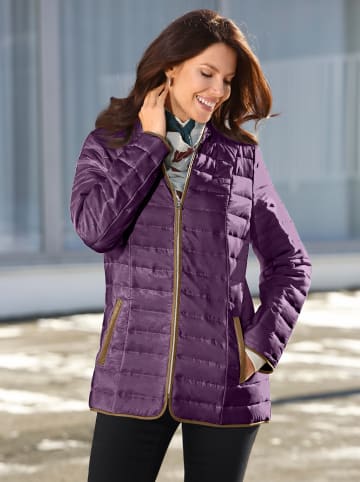 Sieh an! Steppjacke in pflaume