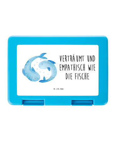 Mr. & Mrs. Panda Brotbehälter Sternzeichen Fische mit Spruch in Weiß