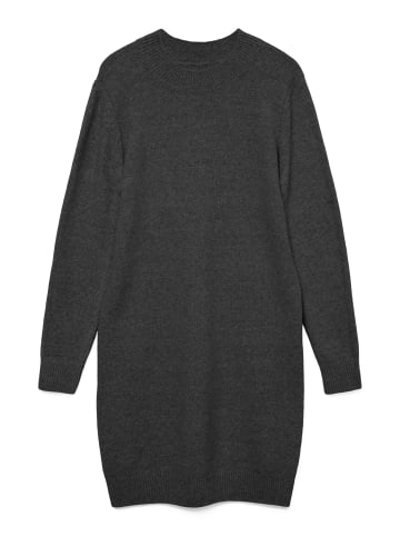 Vero Moda Strickkleid in Dark Grey Melange