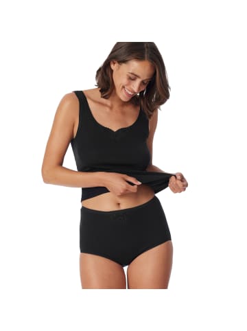 Schiesser Slip 6er Pack in Schwarz
