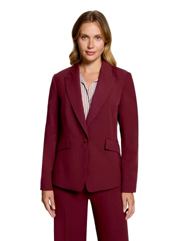 BETTY & CO Kurzblazer mit Taschen in Fall Burgundy