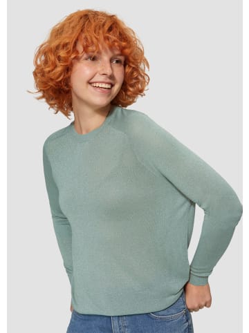 QS Strickpullover langarm in Grün