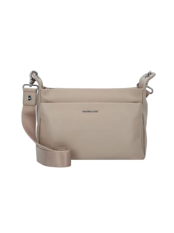 Mandarina Duck Mellow Umhängetasche Leder 29 cm in warm taupe