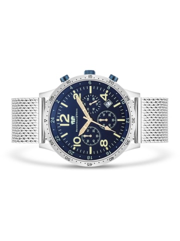 Rhodenwald & Söhne Uhr Flight Captain aus Edelstahl in silber