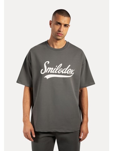 SMILODOX T-Shirt Lorik in Grau