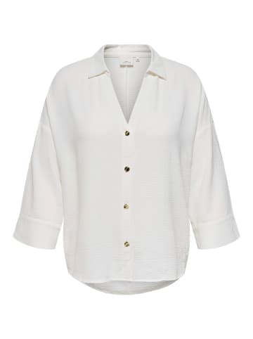 ONLY Carmakoma Bluse in Cloud Dancer