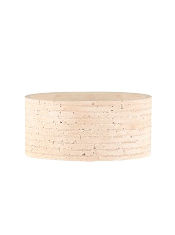 4Living Behälter aus Zement mit Deckel ALEX in Beige, 13 x 8 cm