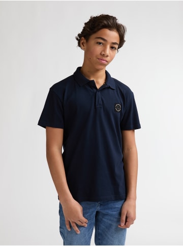 Petrol Industries Piqué-Poloshirt Cataviña in Blau